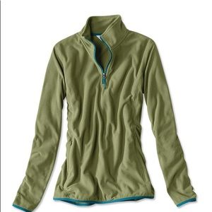 ORVIS WOMEN'S QUARTER-ZIP MICROGRID FLEECE